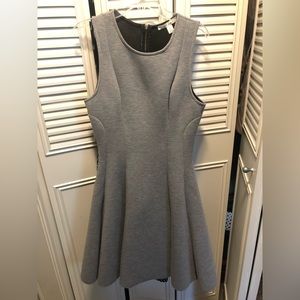 Grey scuba A line dress